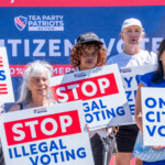 Tea Party rally against illegal immigrants voting in Atlanta, GA