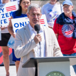 Tea Party rally against illegal immigrants voting in Atlanta, GA