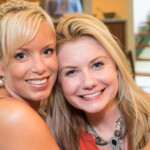 Chandra Bray with friend.